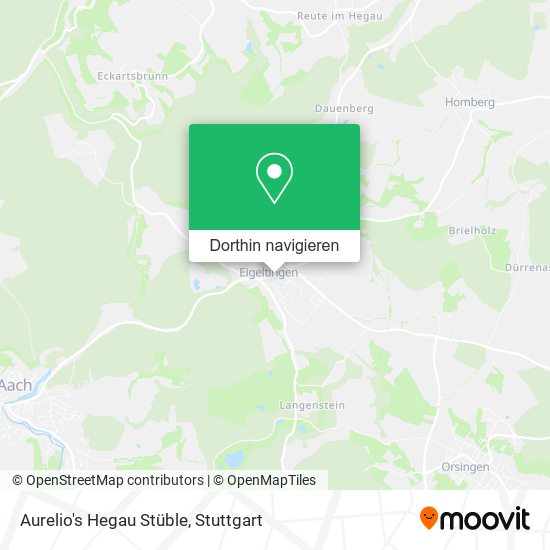 Aurelio's Hegau Stüble Karte
