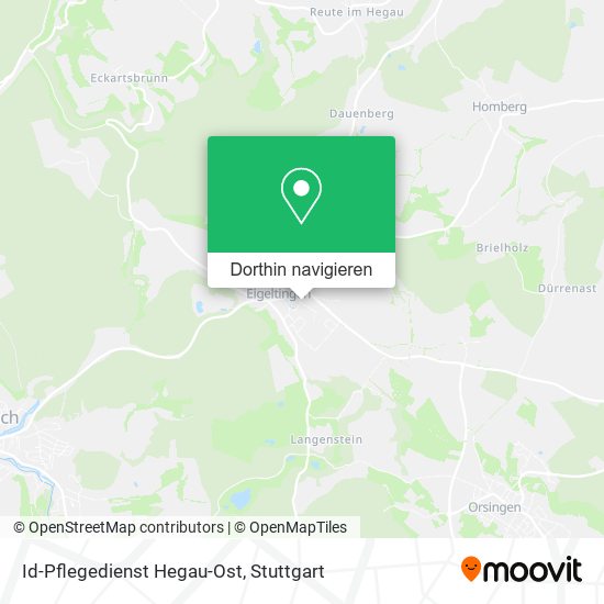 Id-Pflegedienst Hegau-Ost Karte