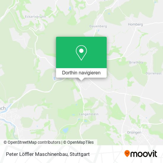 Peter Löffler Maschinenbau Karte