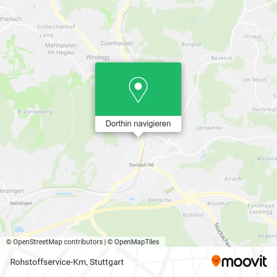 Rohstoffservice-Km Karte