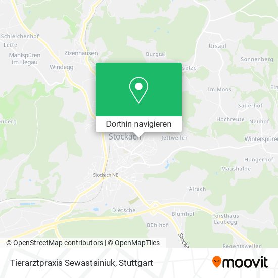 Tierarztpraxis Sewastainiuk Karte