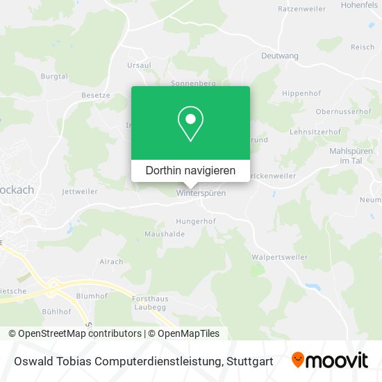 Oswald Tobias Computerdienstleistung Karte