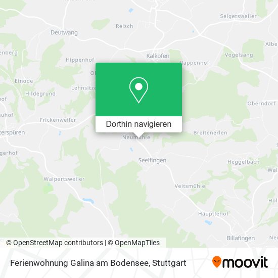 Ferienwohnung Galina am Bodensee Karte