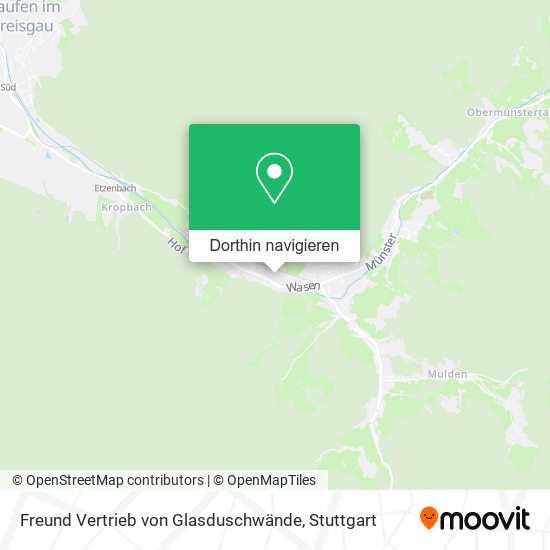 Freund Vertrieb von Glasduschwände Karte