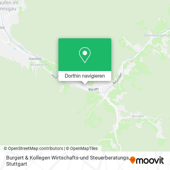 Burgert & Kollegen Wirtschafts-und Steuerberatungs Karte