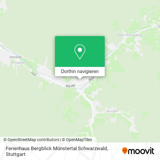 Ferienhaus Bergblick Münstertal Schwarzwald Karte