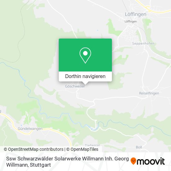 Ssw Schwarzwälder Solarwerke Willmann Inh. Georg Willmann Karte