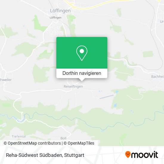 Reha-Südwest Südbaden Karte