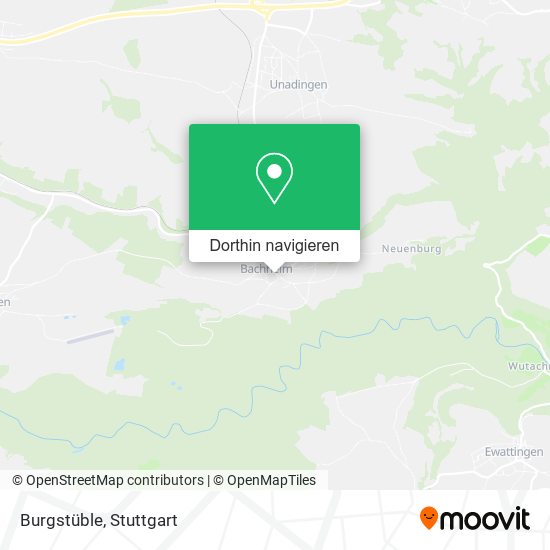 Burgstüble Karte