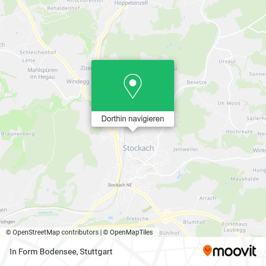 In Form Bodensee Karte