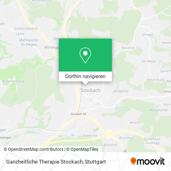 Ganzheitliche Therapie Stockach Karte