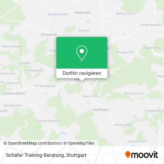 Schäfer Training Beratung Karte