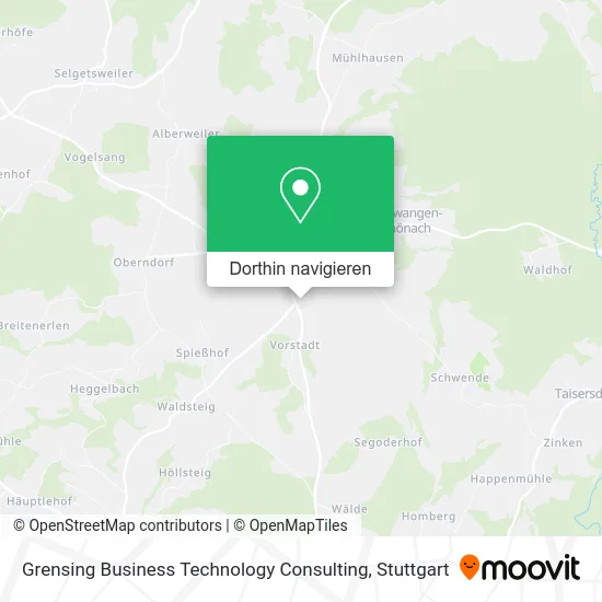 Grensing Business Technology Consulting Karte