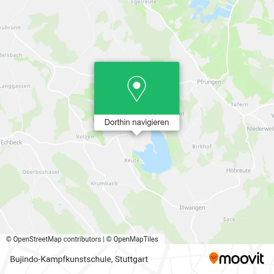 Bujindo-Kampfkunstschule Karte