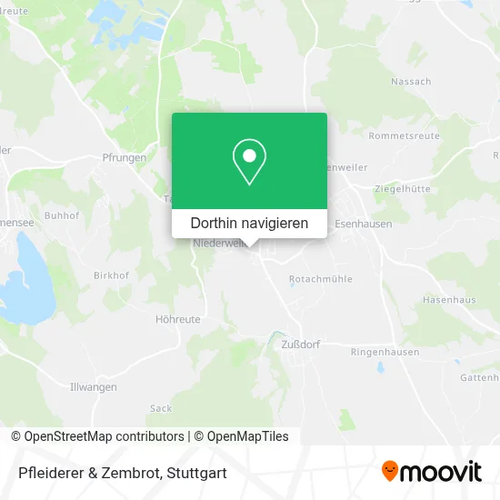 Pfleiderer & Zembrot Karte