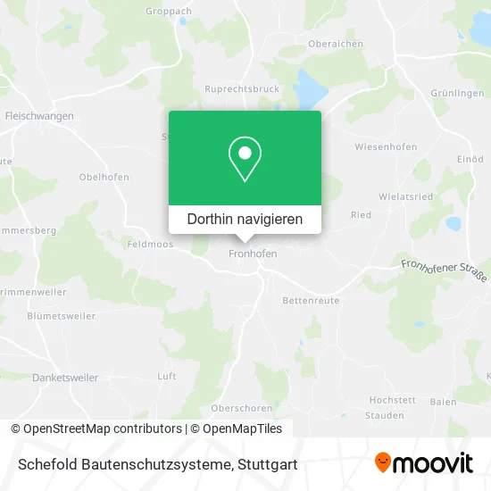 Schefold Bautenschutzsysteme Karte