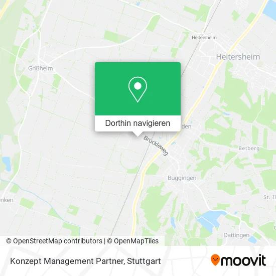 Konzept Management Partner Karte