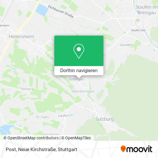 Post, Neue Kirchstraße Karte