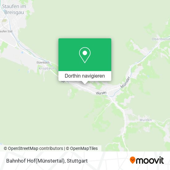 Bahnhof Hof(Münstertal) Karte