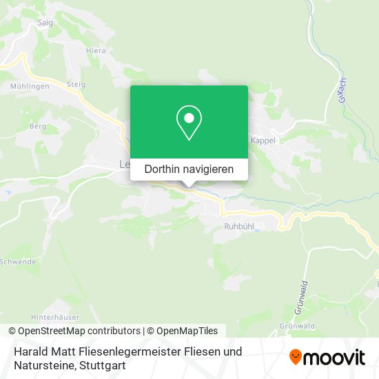 Harald Matt Fliesenlegermeister Fliesen und Natursteine Karte
