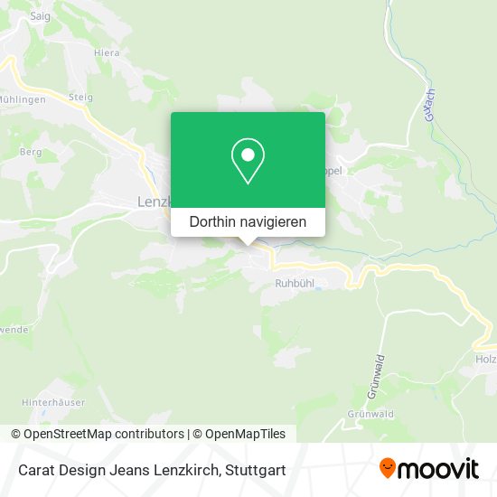 Carat Design Jeans Lenzkirch Karte