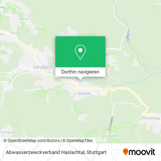 Abwasserzweckverband Haslachtal Karte