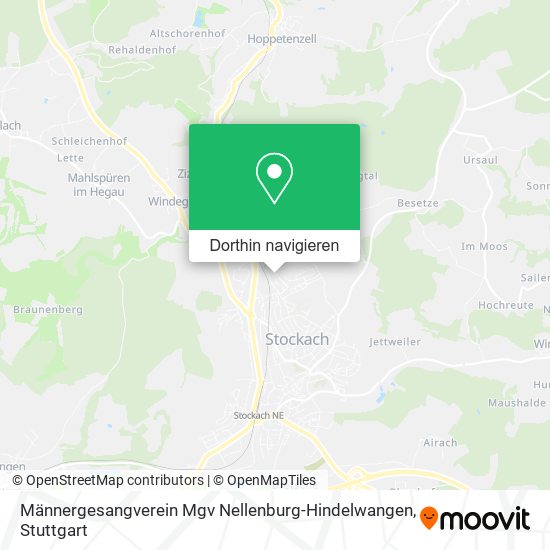 Männergesangverein Mgv Nellenburg-Hindelwangen Karte