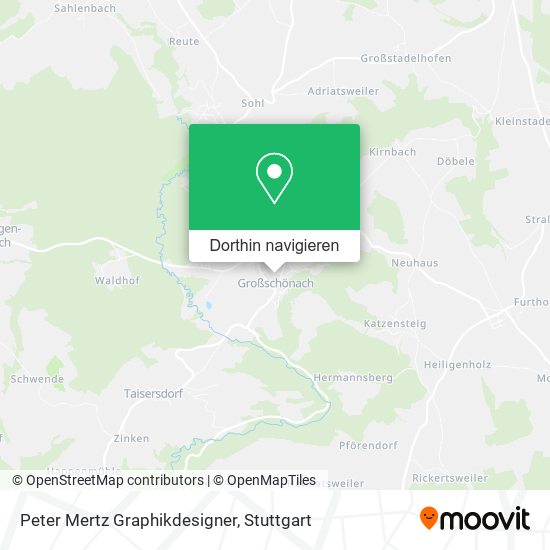 Peter Mertz Graphikdesigner Karte