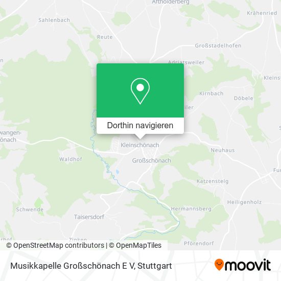 Musikkapelle Großschönach E V Karte