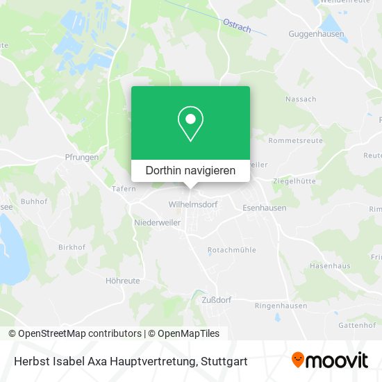 Herbst Isabel Axa Hauptvertretung Karte