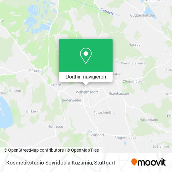 Kosmetikstudio Spyridoula Kazamia Karte