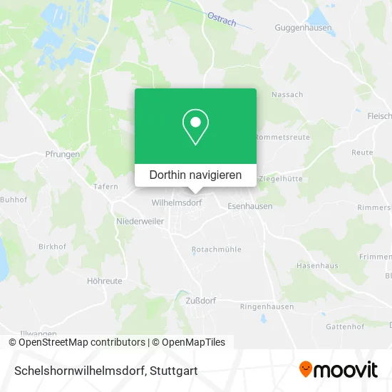 Schelshornwilhelmsdorf Karte