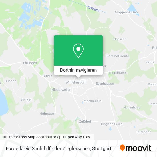 Förderkreis Suchthilfe der Zieglerschen Karte