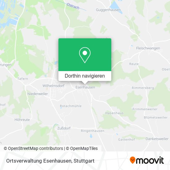 Ortsverwaltung Esenhausen Karte