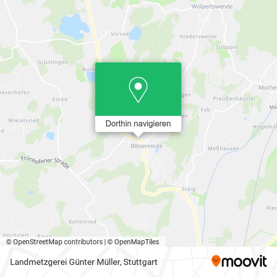 Landmetzgerei Günter Müller Karte