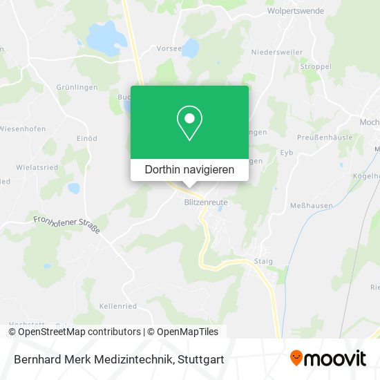 Bernhard Merk Medizintechnik Karte