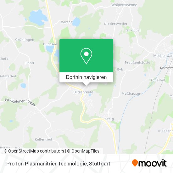 Pro Ion Plasmanitrier Technologie Karte