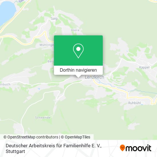 Deutscher Arbeitskreis für Familienhilfe E. V. Karte