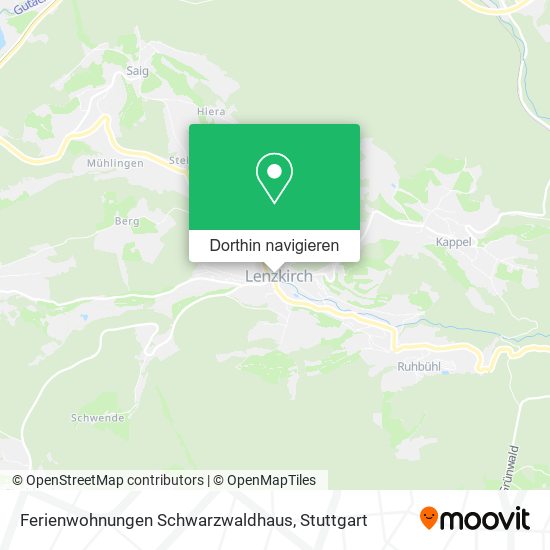 Ferienwohnungen Schwarzwaldhaus Karte