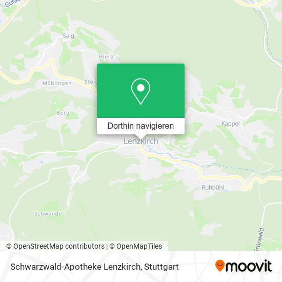 Schwarzwald-Apotheke Lenzkirch Karte