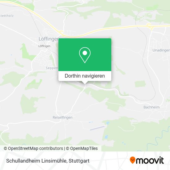 Schullandheim Linsimühle Karte