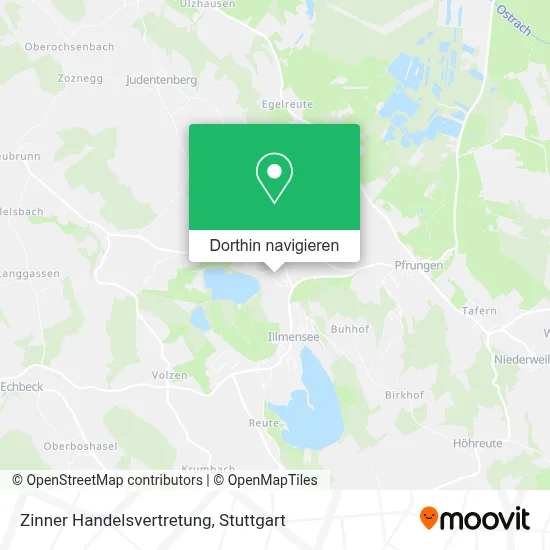 Zinner Handelsvertretung Karte