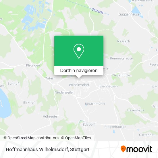 Hoffmannhaus Wilhelmsdorf Karte