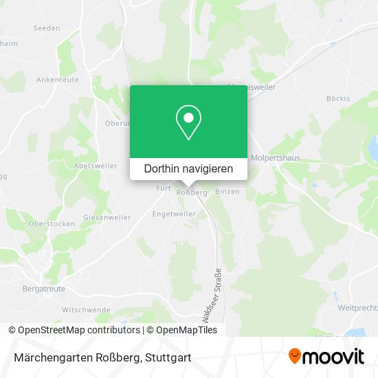 Märchengarten Roßberg Karte