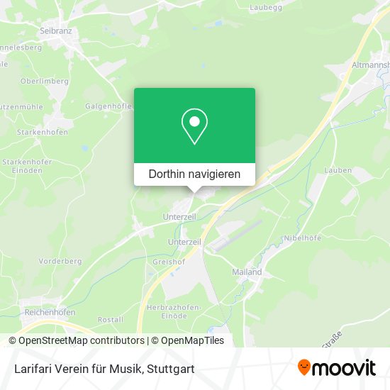 Larifari Verein für Musik Karte