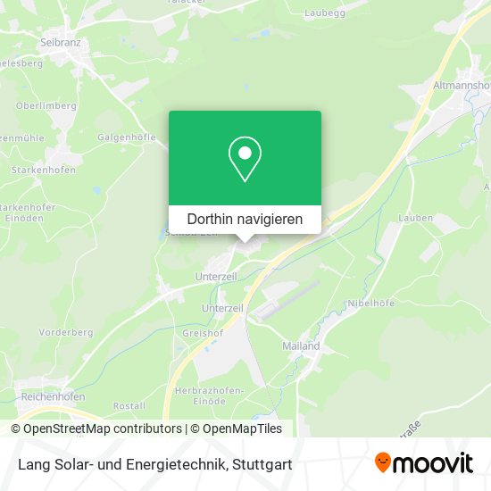 Lang Solar- und Energietechnik Karte