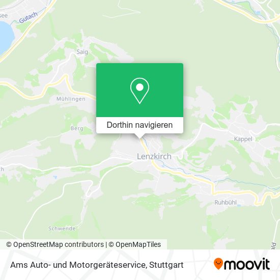 Ams Auto- und Motorgeräteservice Karte