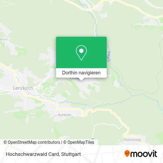 Hochschwarzwald Card Karte