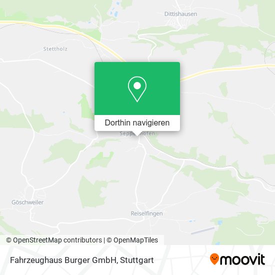 Fahrzeughaus Burger GmbH Karte