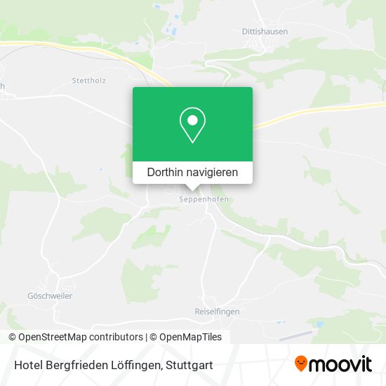 Hotel Bergfrieden Löffingen Karte